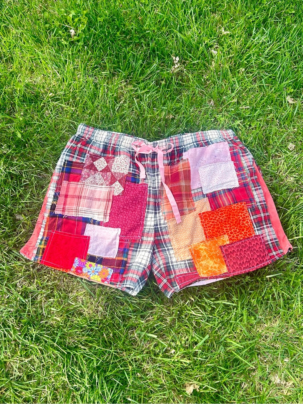 Upcycled Patchwork Shorts